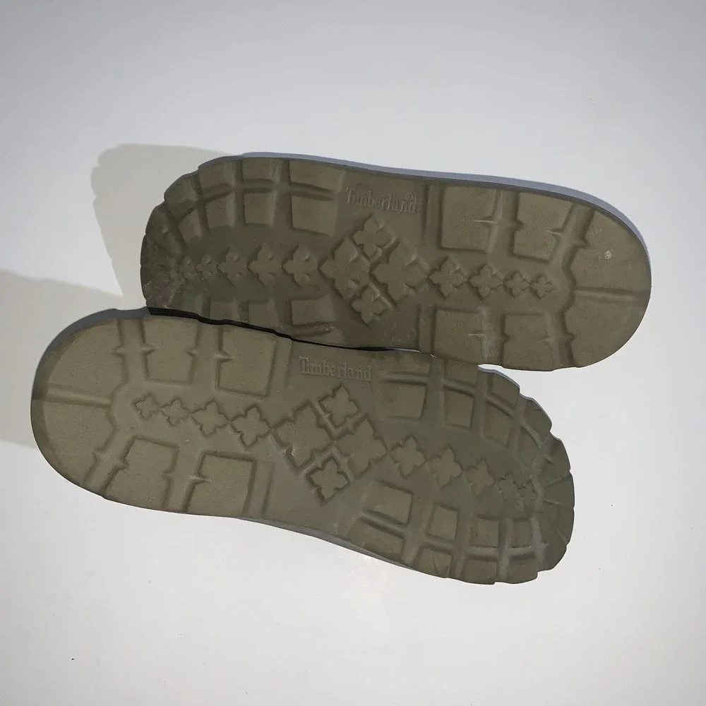 Timberland Sandals Shoes Mens Size 11 Green Rubber Slide Comfort Casual Walking